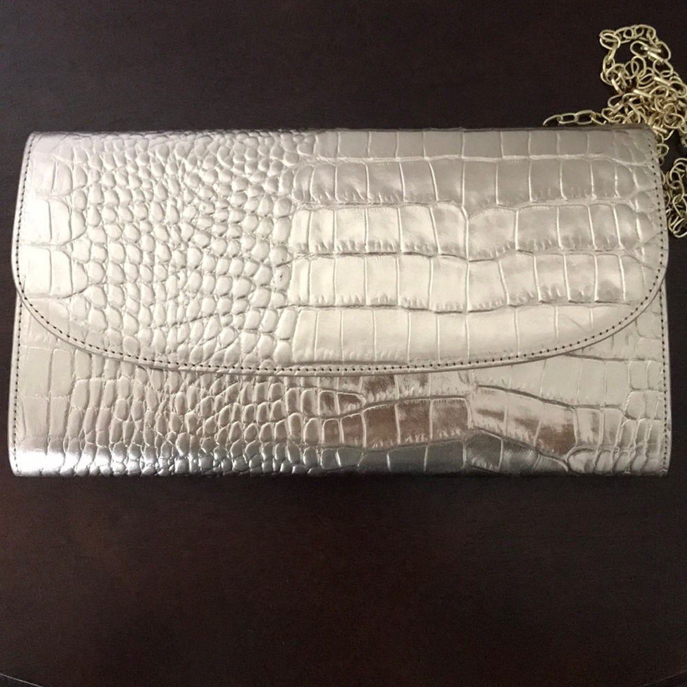 NWT Nordstrom leather clutch